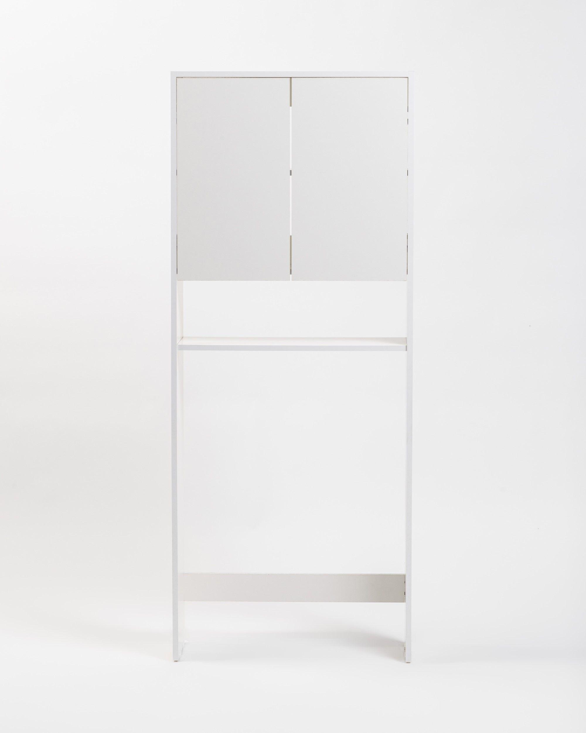 Mueble Organizador WC 2 Puertas Blanco-0