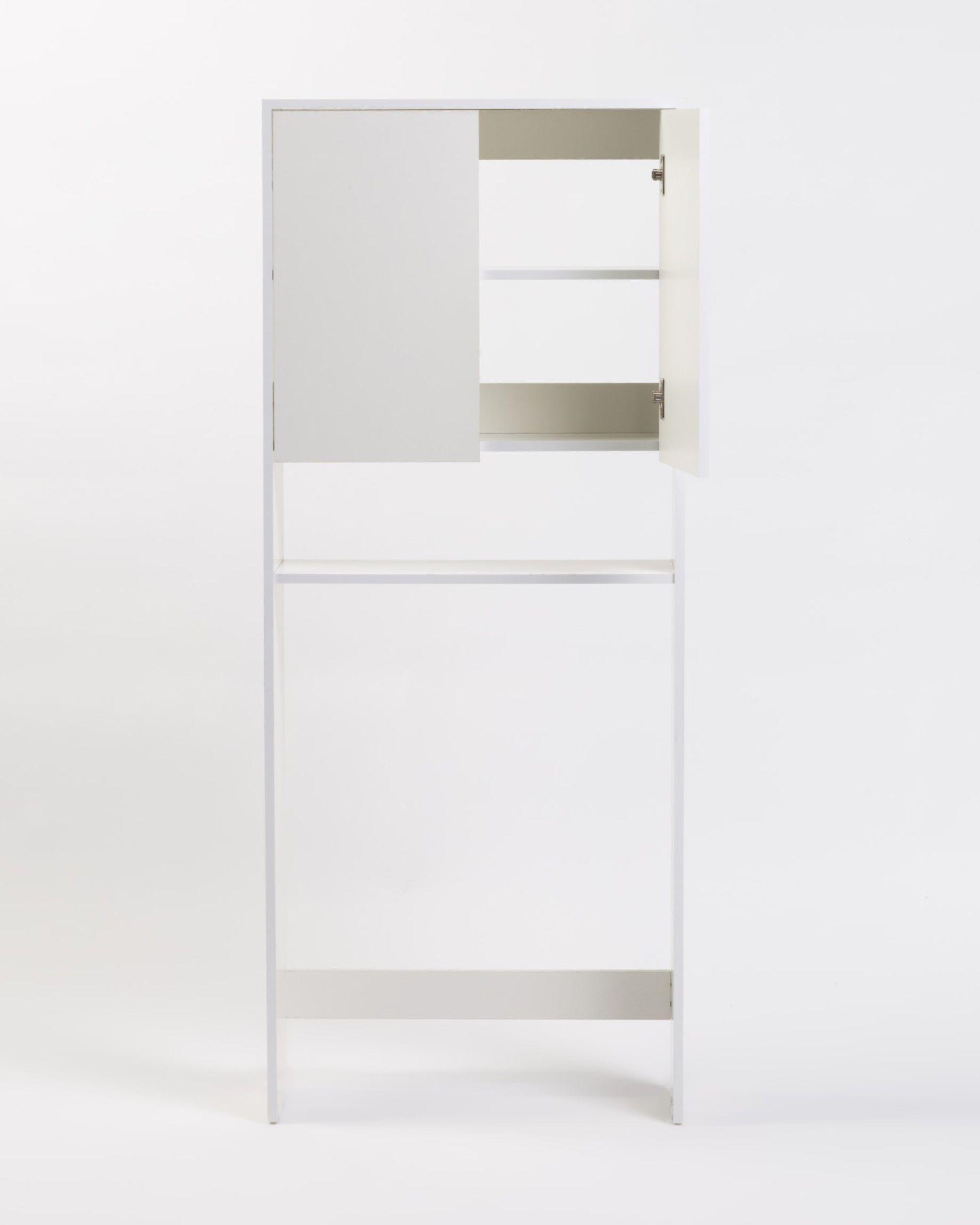 Mueble Organizador WC 2 Puertas Blanco-1
