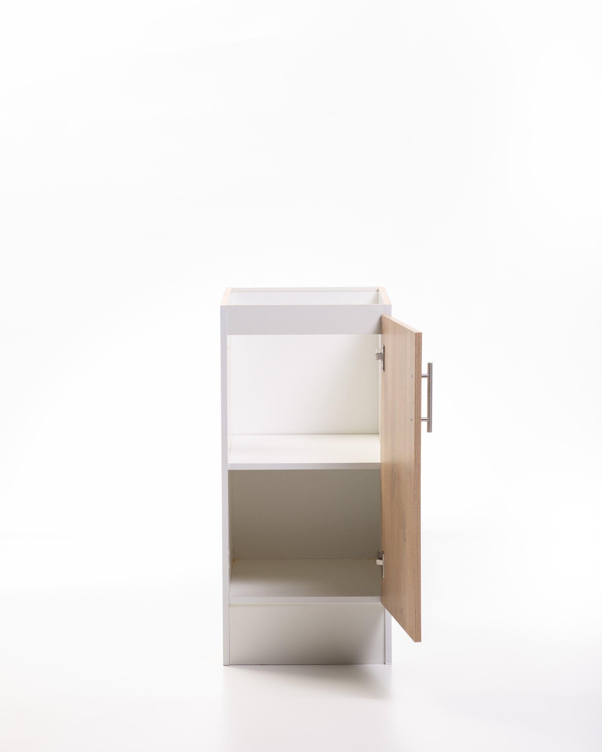 Base Cocina 1 Puerta 40 cm. Bco/Jerez Apertura Derecha-2