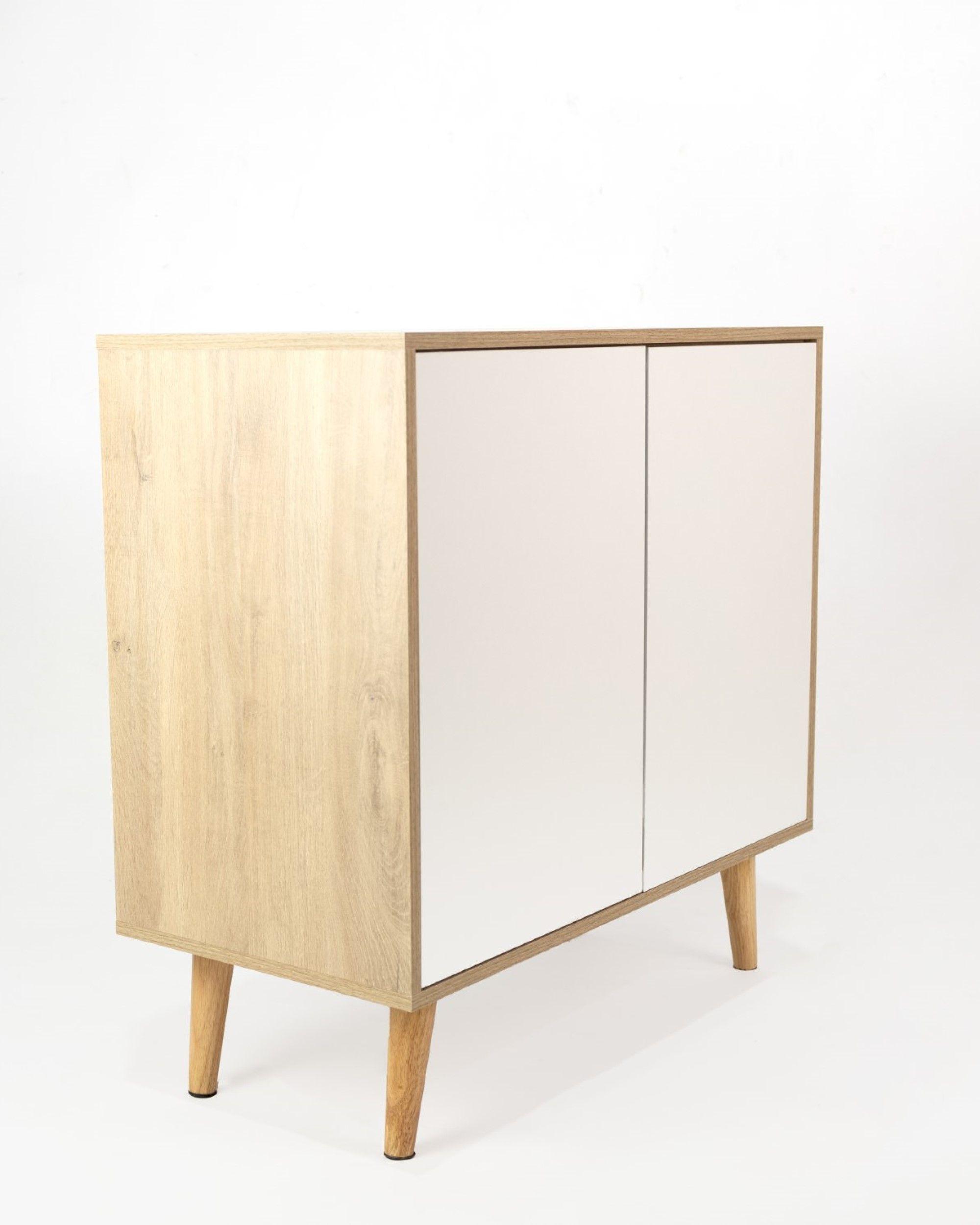 Buffet Kanso 2 Puertas Jerez/Blanco-1