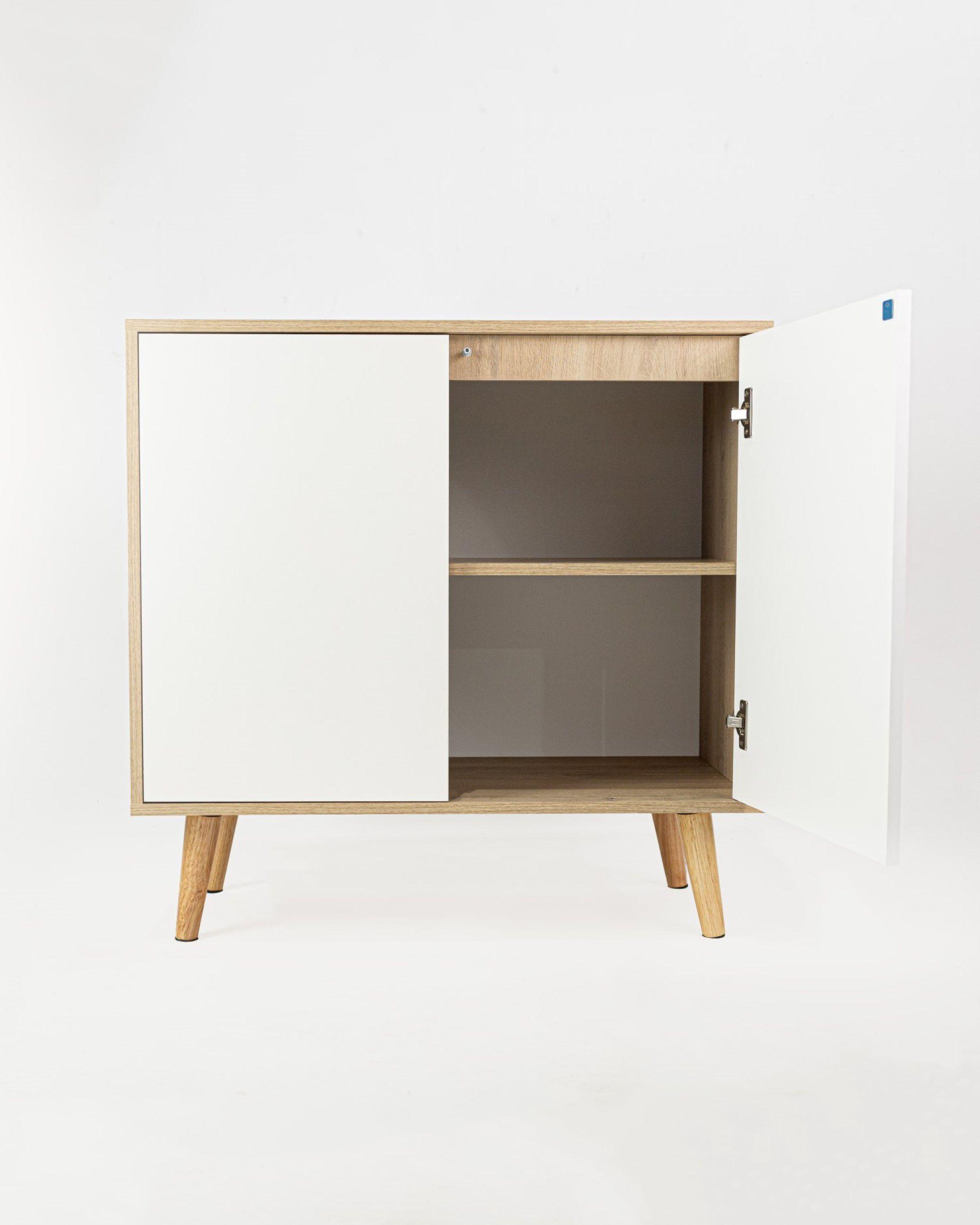 Buffet Kanso 2 Puertas Jerez/Blanco-2