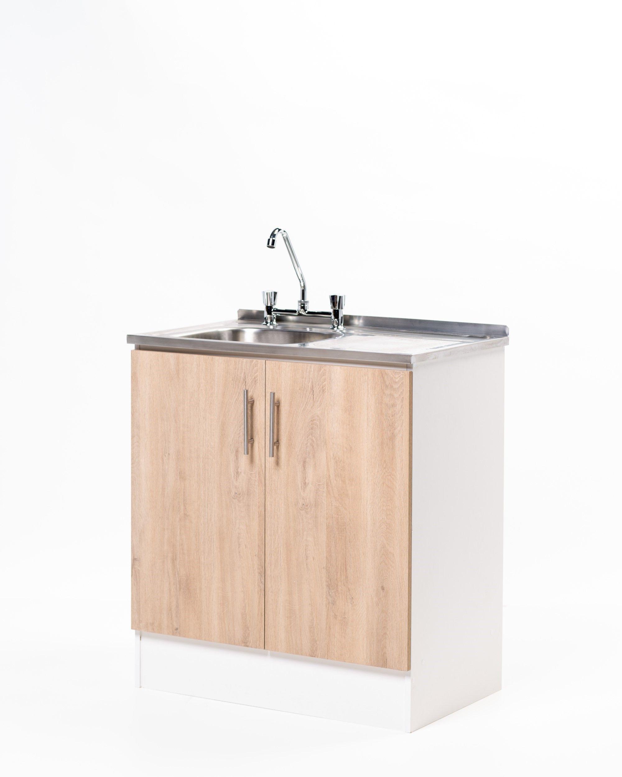 Kit Lavaplatos 2 Puertas 80 cm. Blanco Jerez Sec. Derecho-3