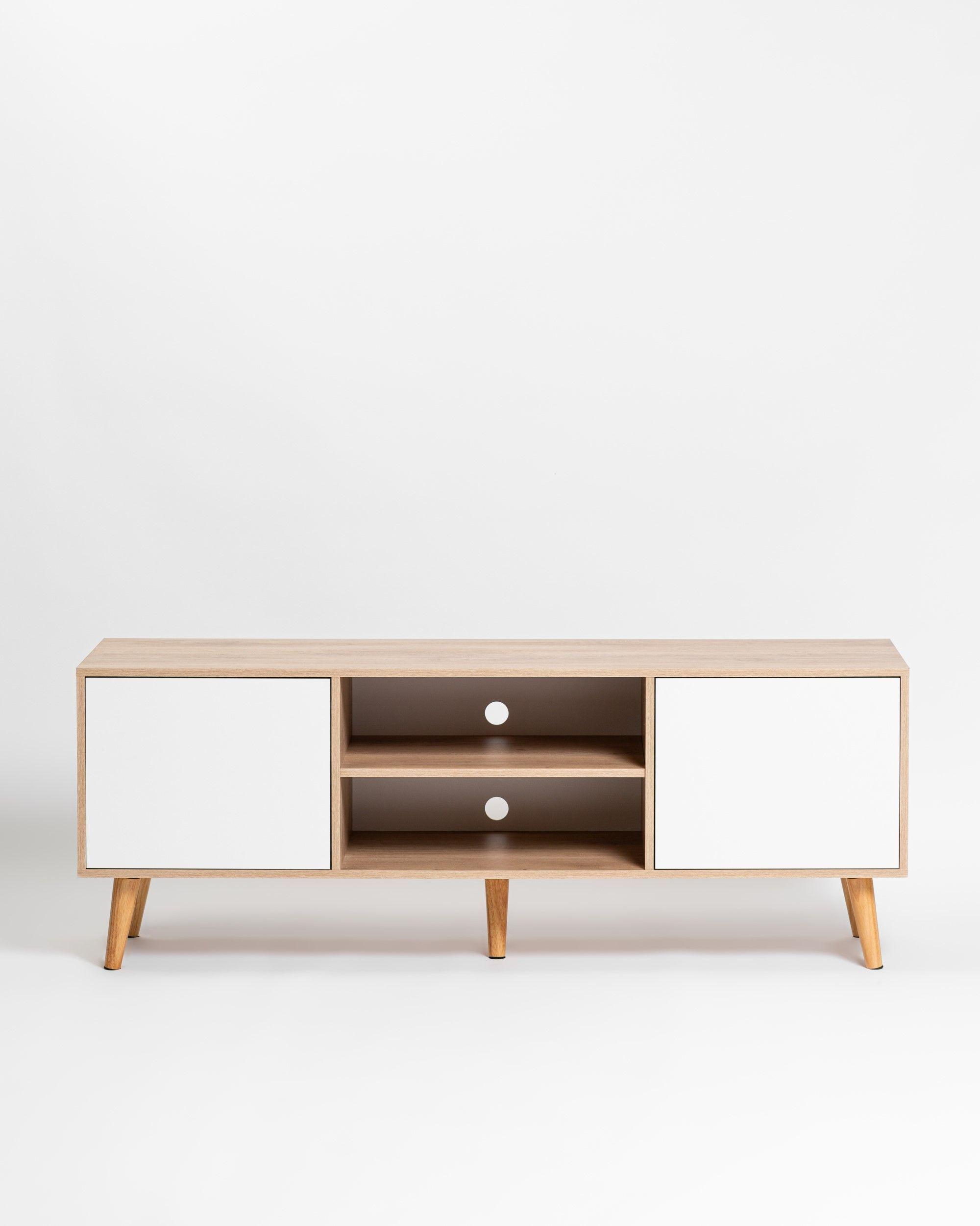 Rack TV 65 Pulgadas Kanso Jerez Blanco-0