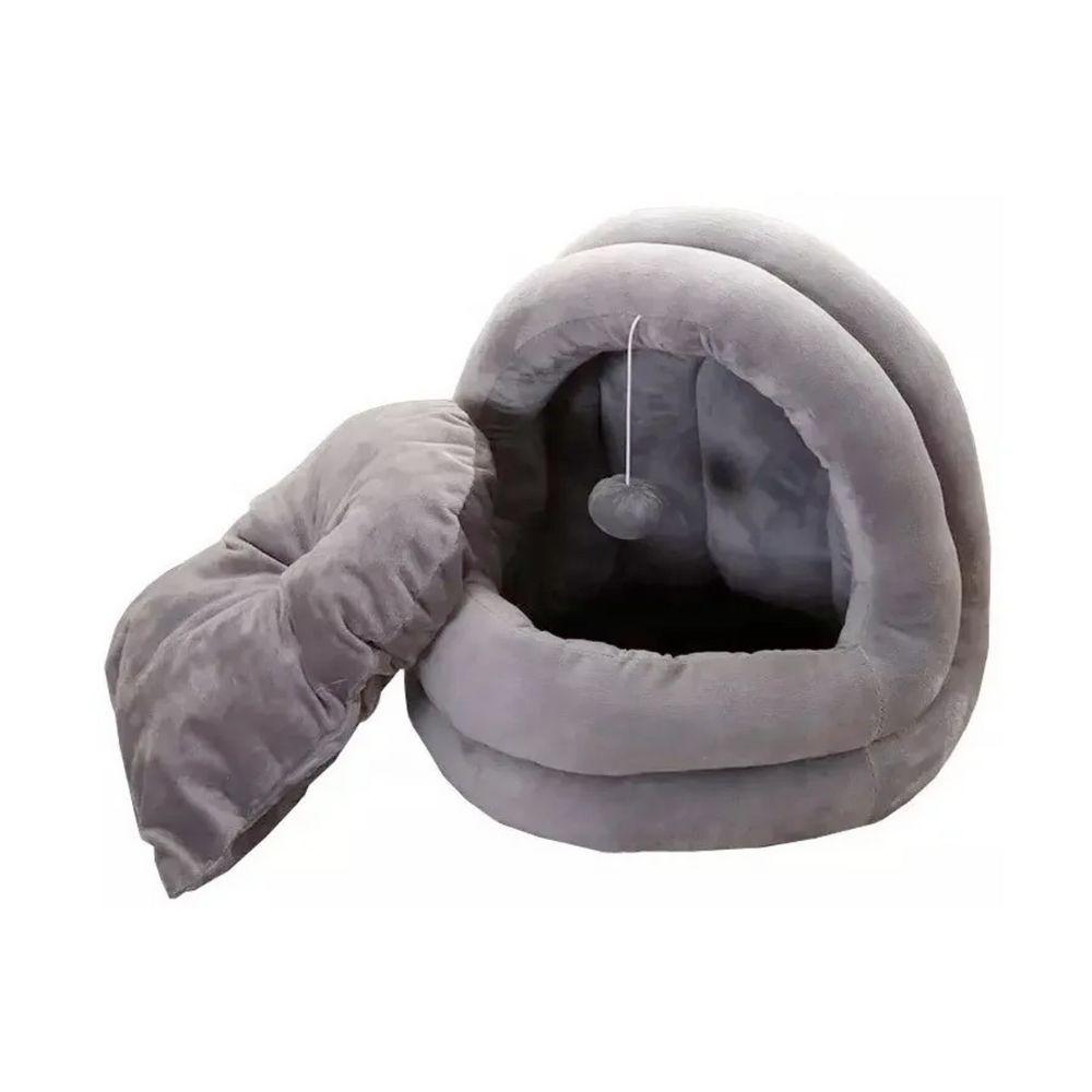 Cama Iglú con Juguete para Mascotas -1