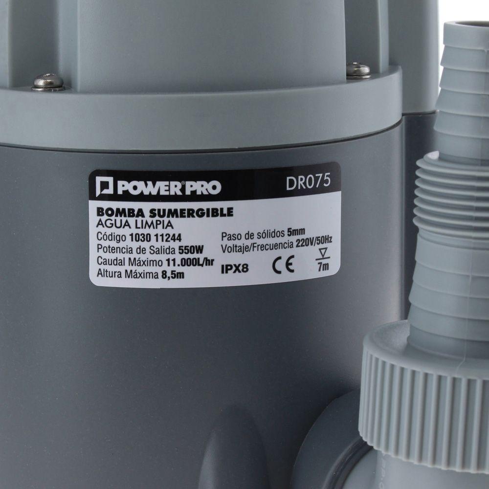 Bomba Sumergible 0,75HP Agua Limpia-1