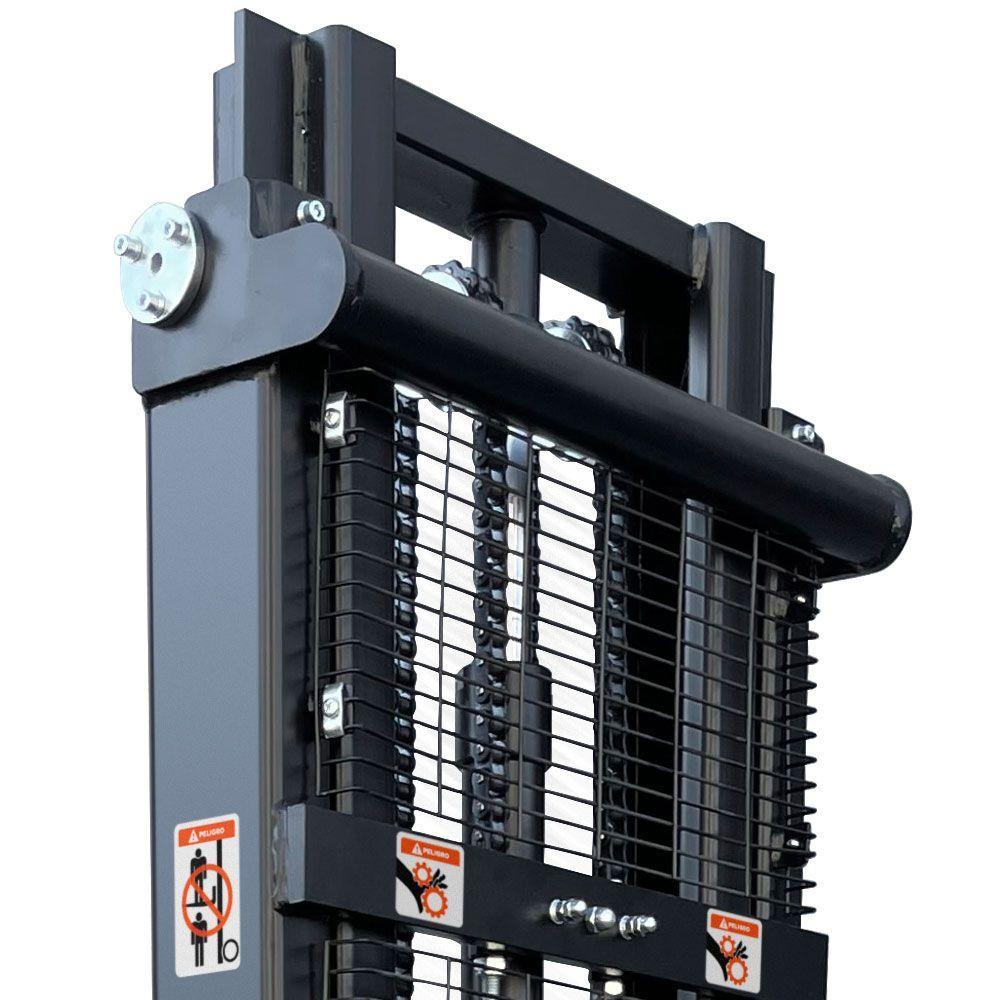 Apilador Semi Eléctrico Horquilla Ajustable-5
