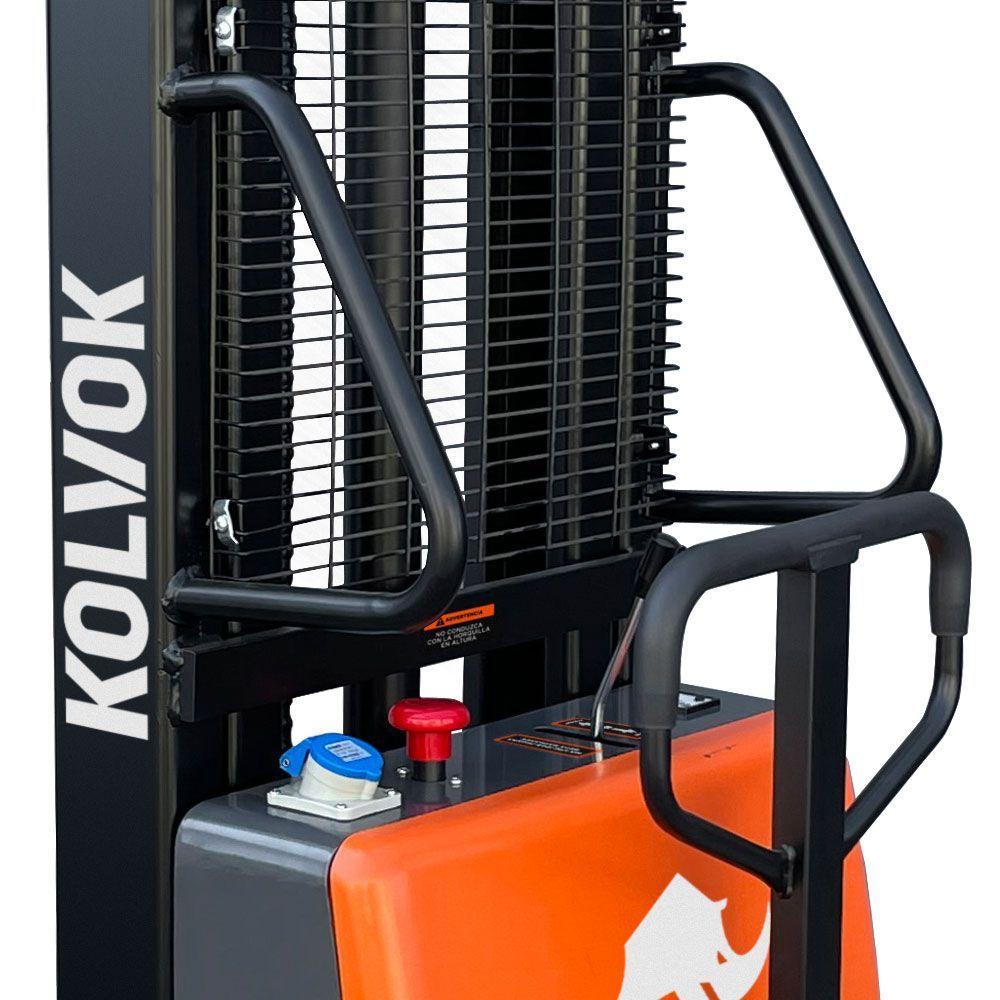 Apilador Semi Eléctrico Horquilla Ajustable-2