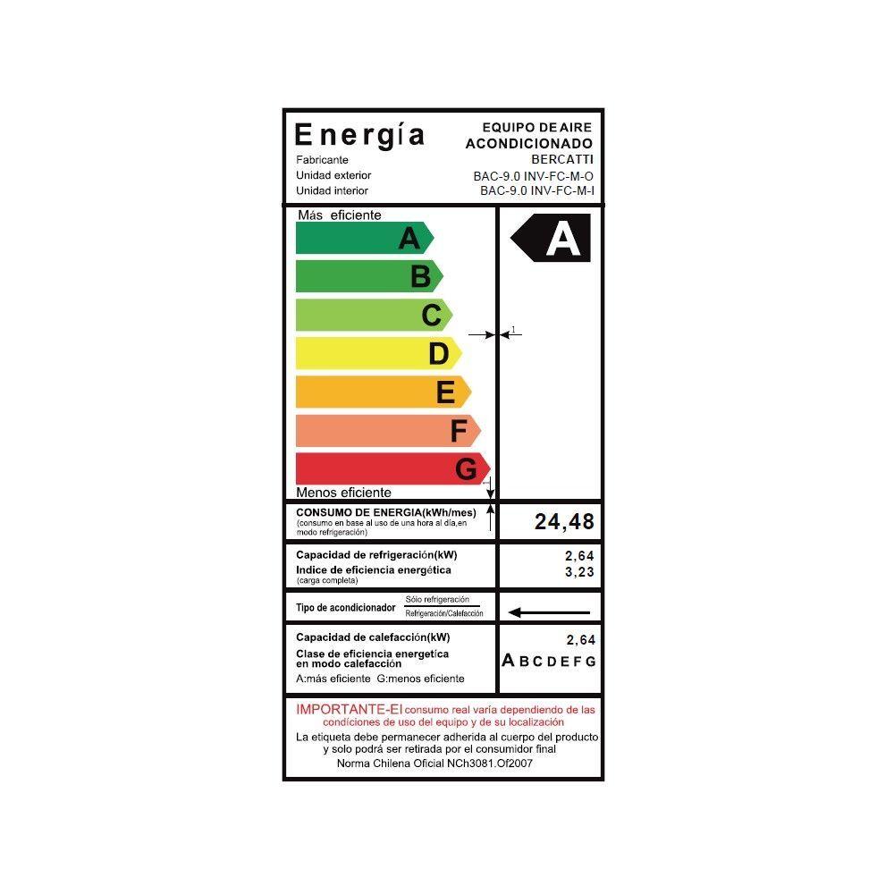 Aire Acondicionado Inverter Frío-Calor 9000 BTU-4