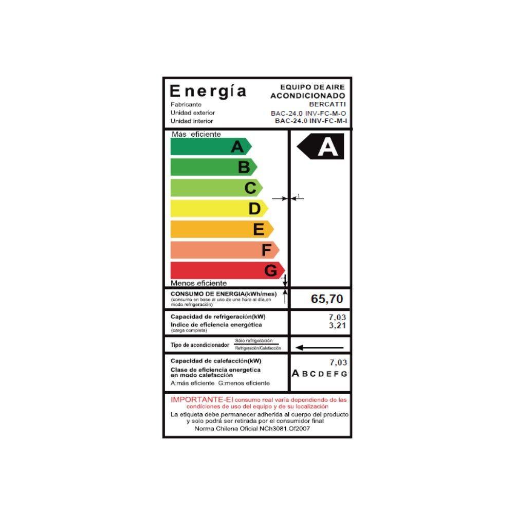 Aire Acondicionado Inverter Frío-Calor 24000 BTU-4