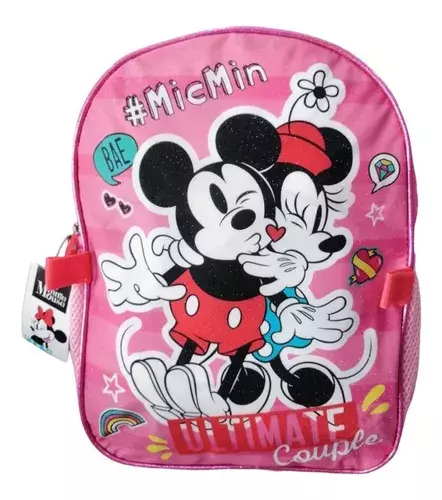 Mochila Con Lonchera Minnie Niña Escolar Micmin-2