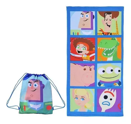 Toalla Baño Piscina Playa Toy Story + Bolso-0