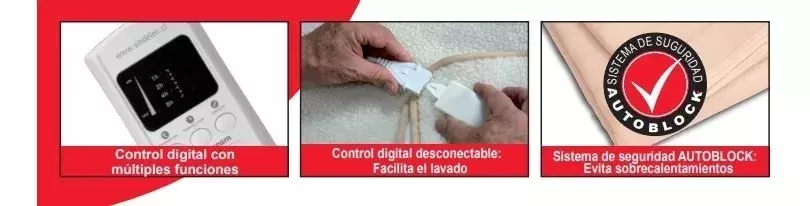 Calienta Camas Sindelen 2 Plazas 150x160 Cc-b208gr-4