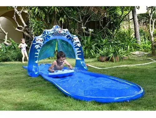 Tobogan Deslizante Acuatico Inflable Rociador 313-2