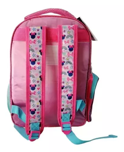 Mochila Minnie Mouse Love Relieve Niña Escolar -2