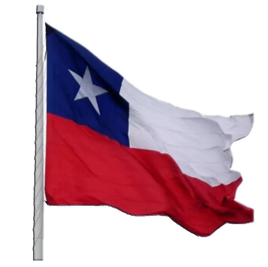 Bandera de Chile 120x180 Estrella Bordada-0
