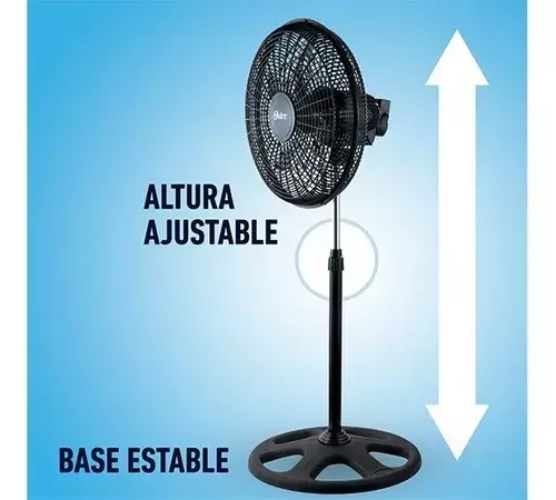 Ventilador 3 En 1 Oster Pedestal Piso Muro 18"-5