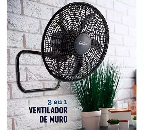 Ventilador 3 En 1 Oster Pedestal Piso Muro 18"-4
