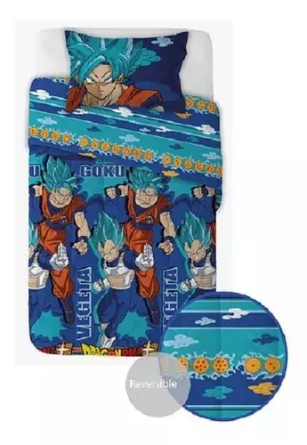 Plumon Dragon Ball Z Reversible Plaza Y Media -3