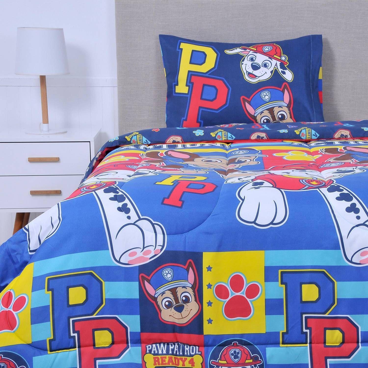 Set Sabanas Paw Patrol patrulla canina 1.5 plz-0