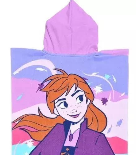 Toalla Con Capucha Niños Diseño Frozen-1