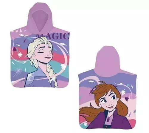 Toalla Con Capucha Niños Diseño Frozen-3