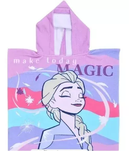 Toalla Con Capucha Niños Diseño Frozen-2