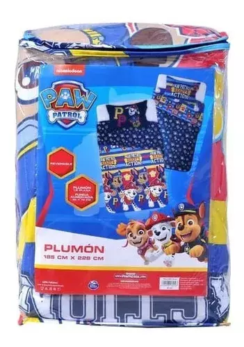 Plumon Patrulla Canina Reversible 1.5 Plz-2