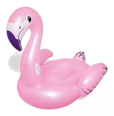 Flotador Flamingo Inflable Piscina Verano 150x130-0