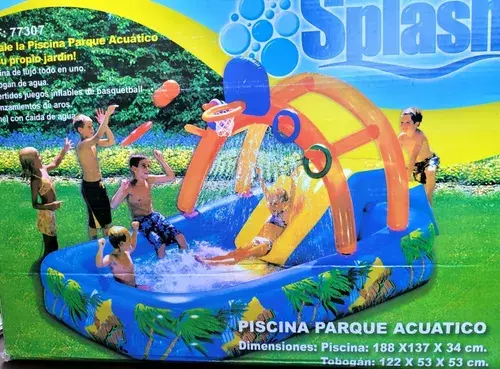 Piscina Inflable Parque Acuatico Tobogan 312-2