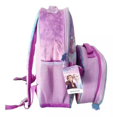 Mochila con lonchera Frozen Believe niña Escolar-1