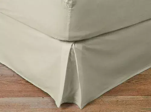 Faldon para cama Queen 2 plazas Marfil-1