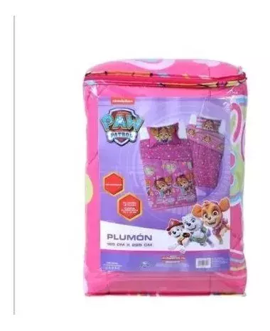 Plumon Patrulla Canina Reversible 1.5 Plz-2
