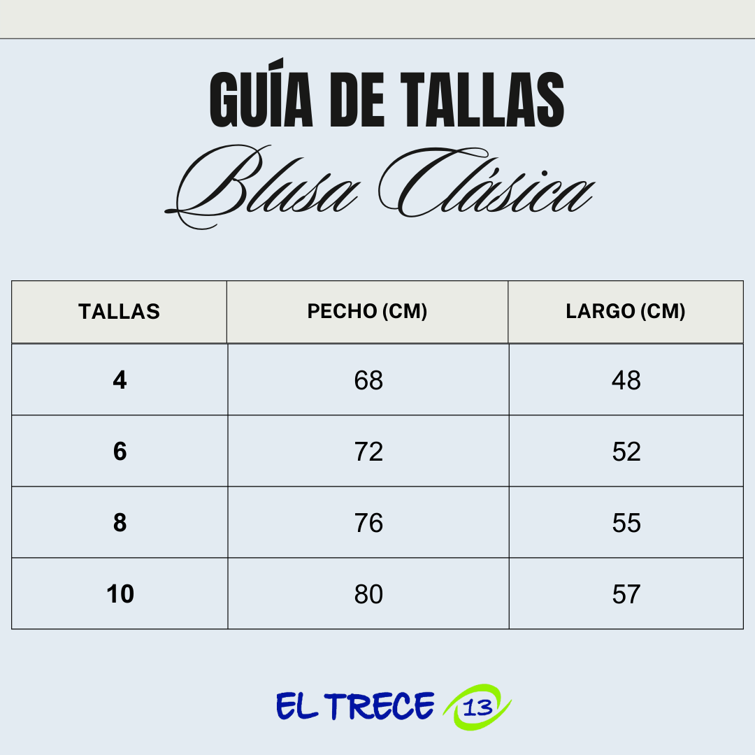 Blusa Escolar Clásica Niña -4