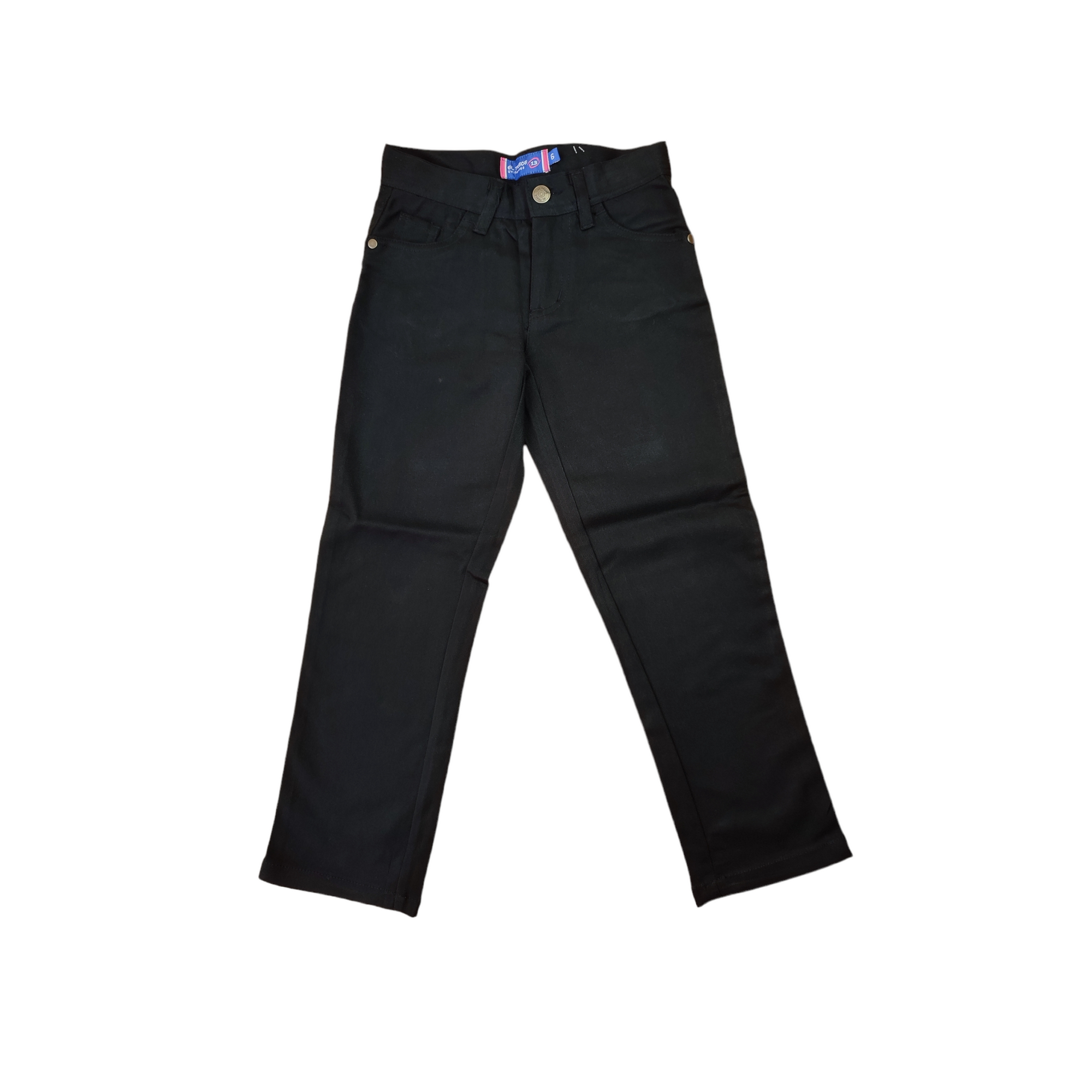 Pantalón Escolar Elasticado Niña Azul Marino - Talla 4 a 10-2