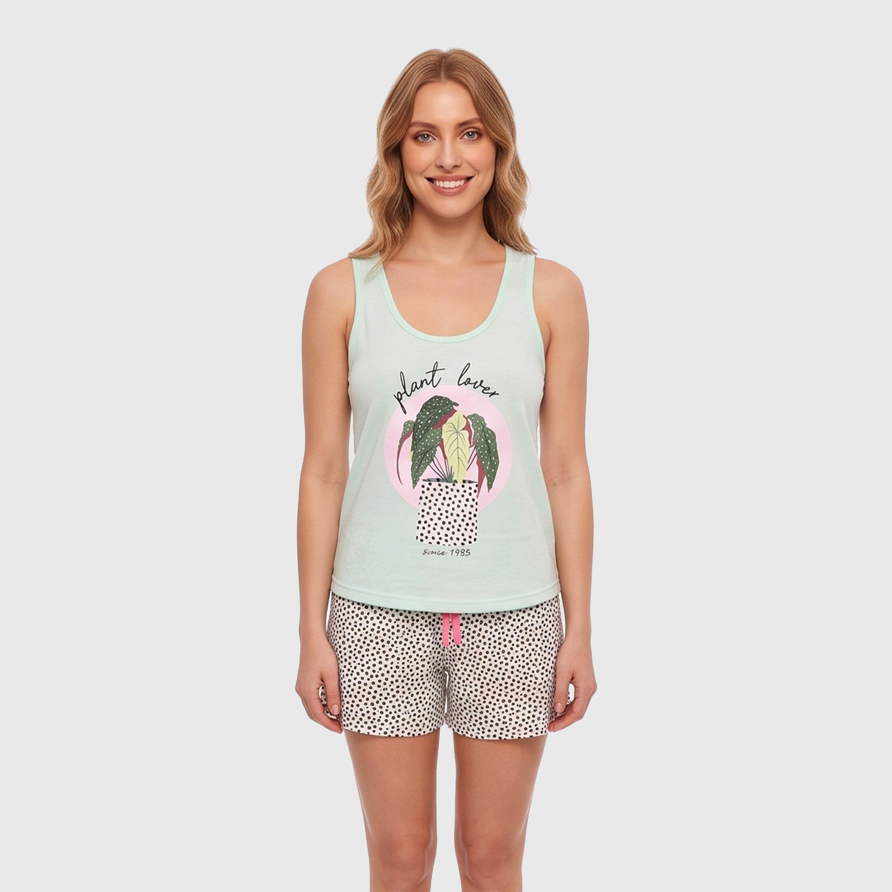 PIJAMA MUJER PLANT 8721-2