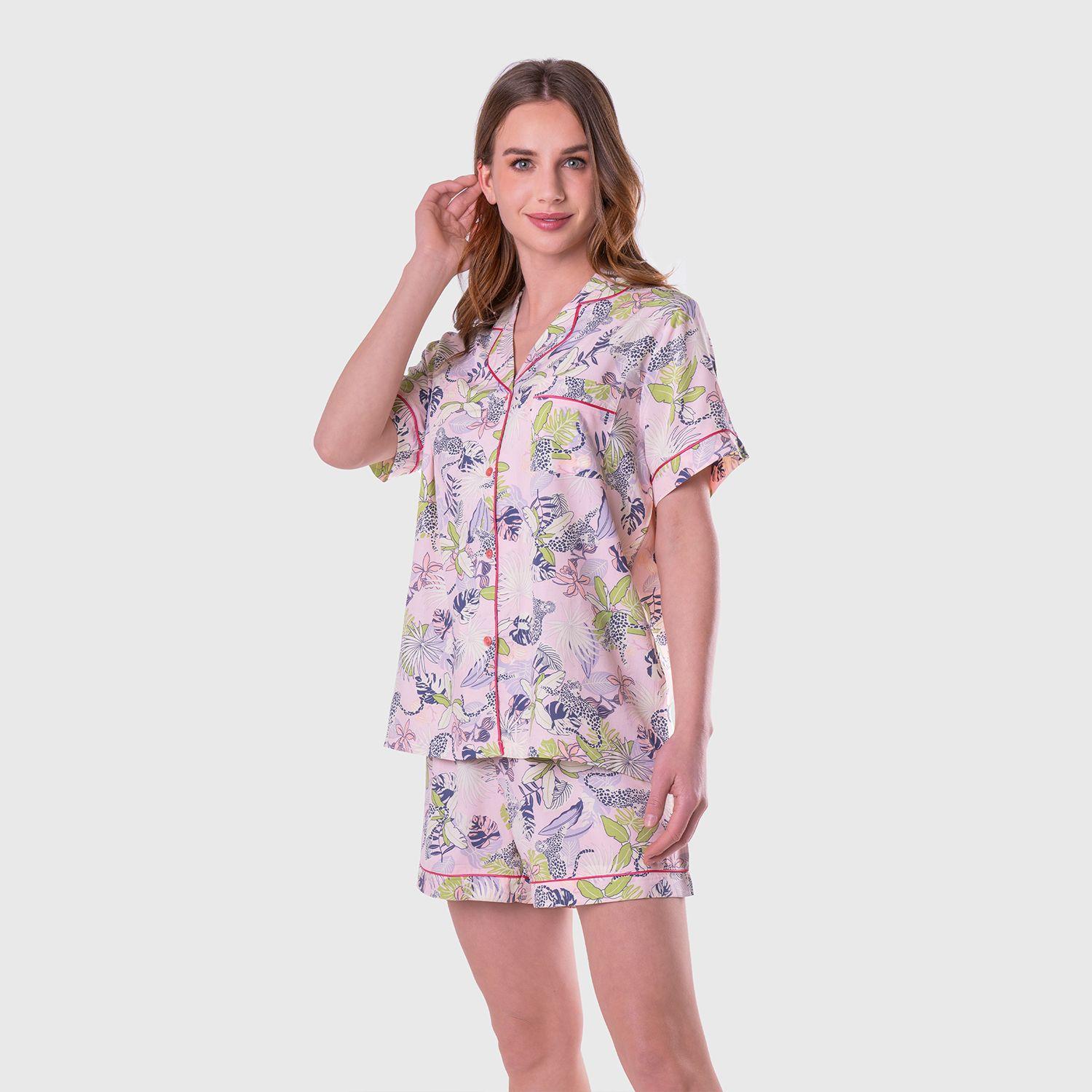 Pijama Corto Mujer 8688-1