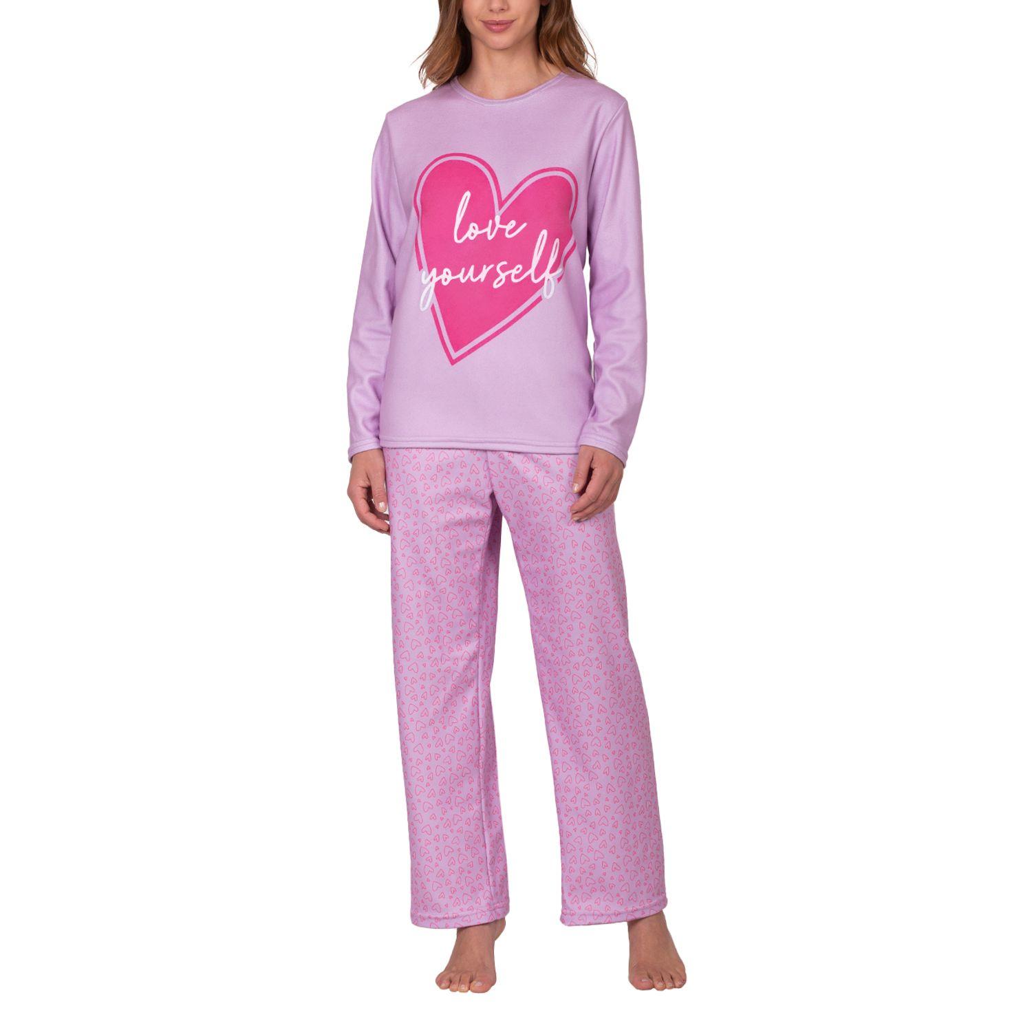 Pijama Micropolar Love Yourself Mujer 8681-0