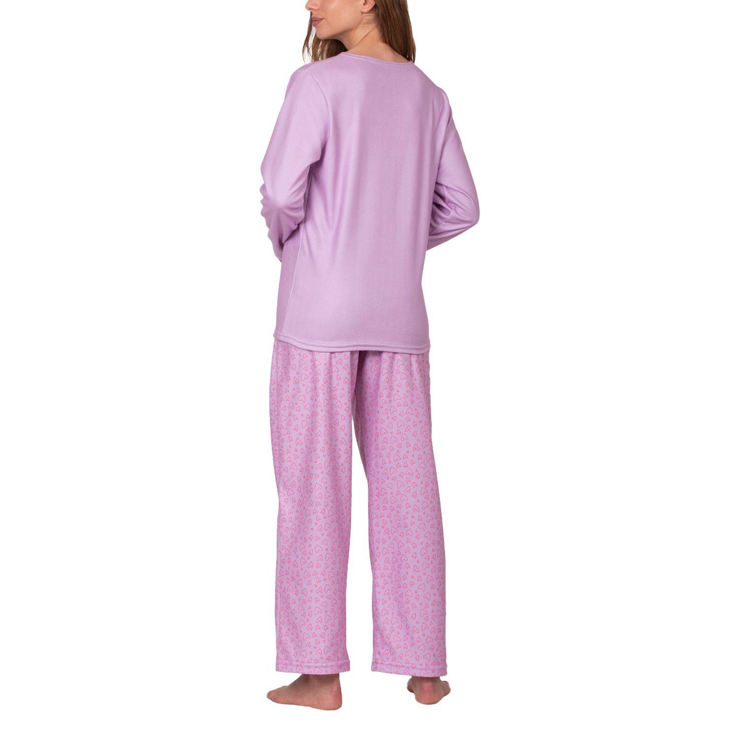 Pijama Micropolar Love Yourself Mujer 8681-2