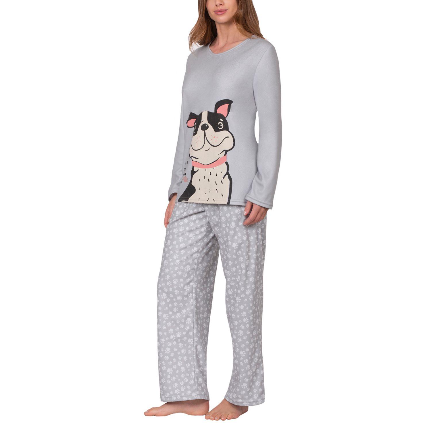 Pijama Micropolar Dog Mujer 8682-1