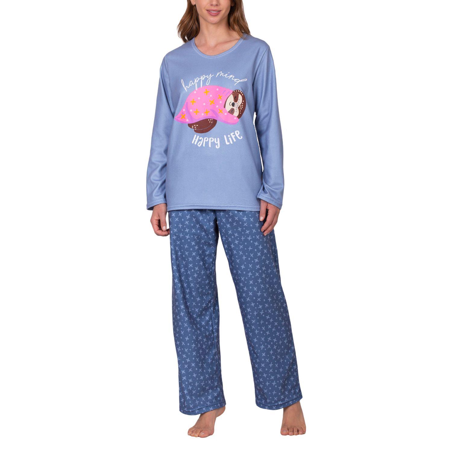 Pijama Micropolar Happy Mujer 8679-0