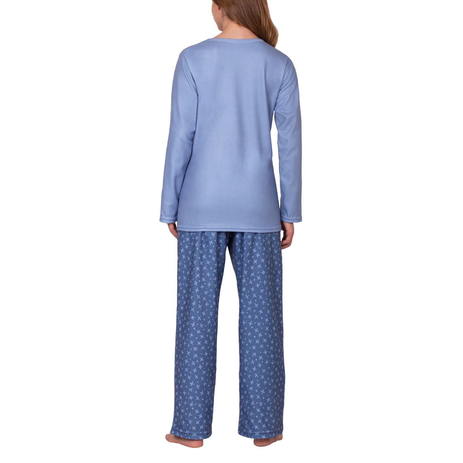 Pijama Micropolar Happy Mujer 8679-3