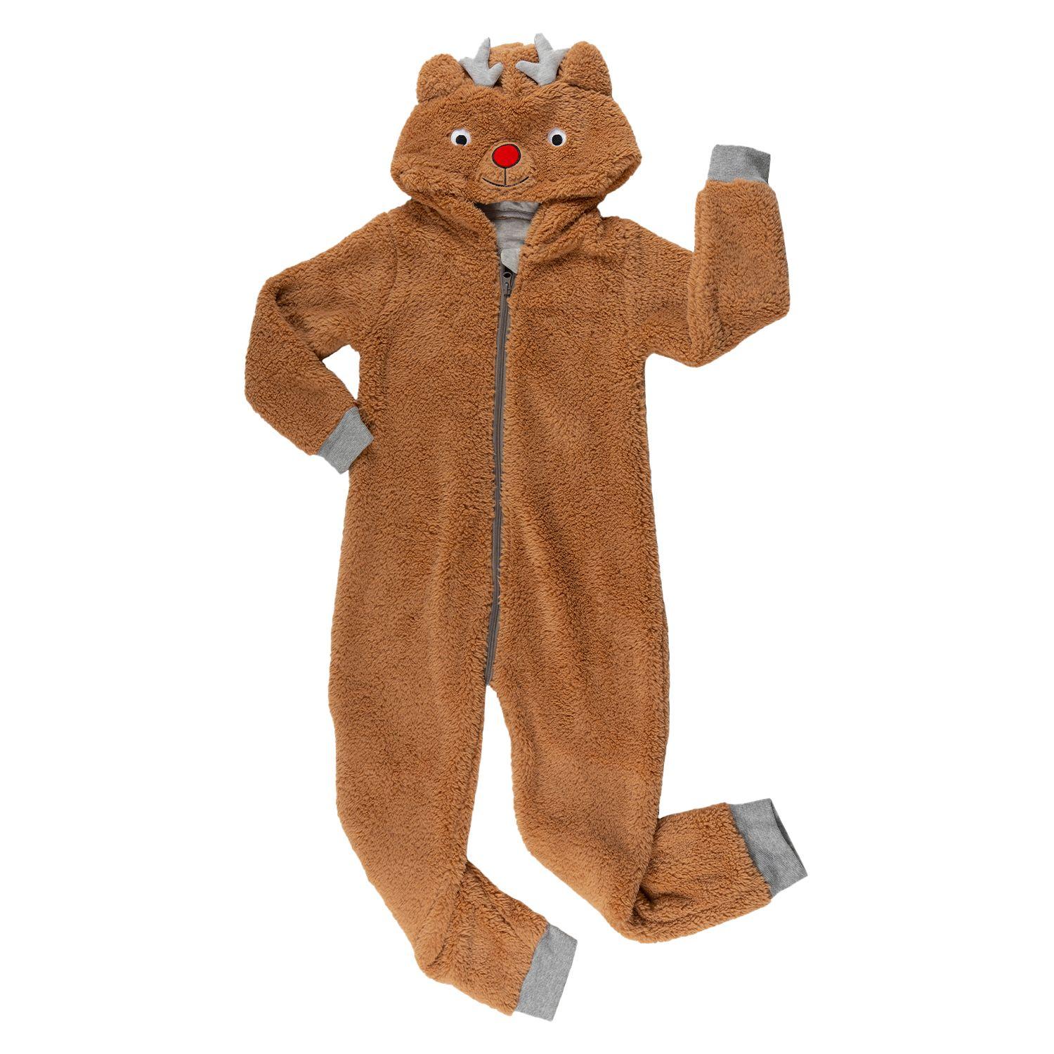 Pijama Enterito Polar Reno Niño 7294-0