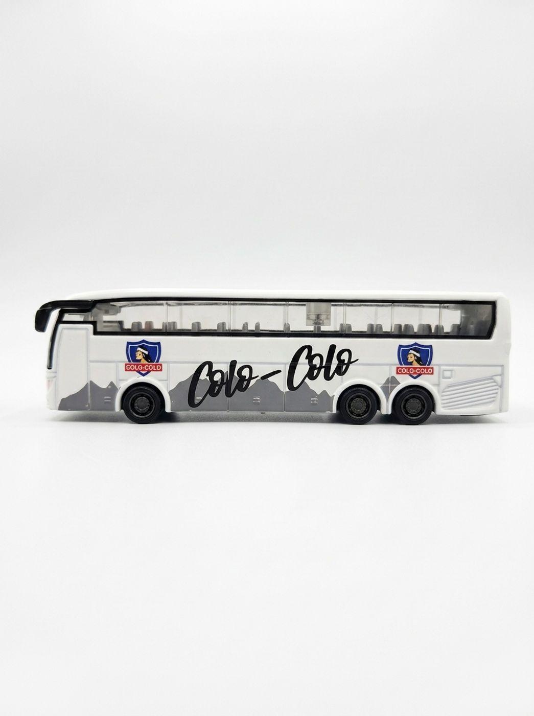 CAJA COMPLETA Bus Colo-Colo Titoys - Colección Oficial Cacique Albo - Juguete Coleccionable Niños-0
