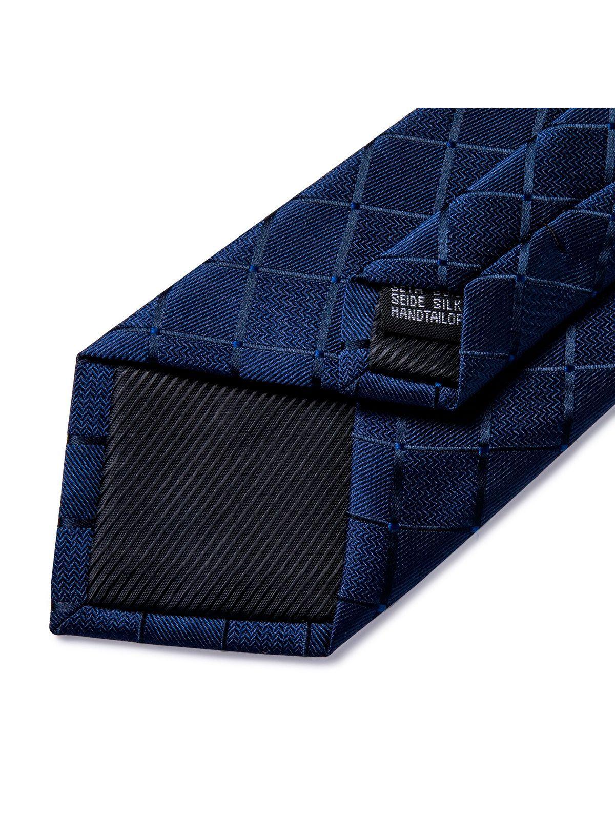 Set Corbata + Paño + Collera formal hombre. Modelo Sangre Azul-4