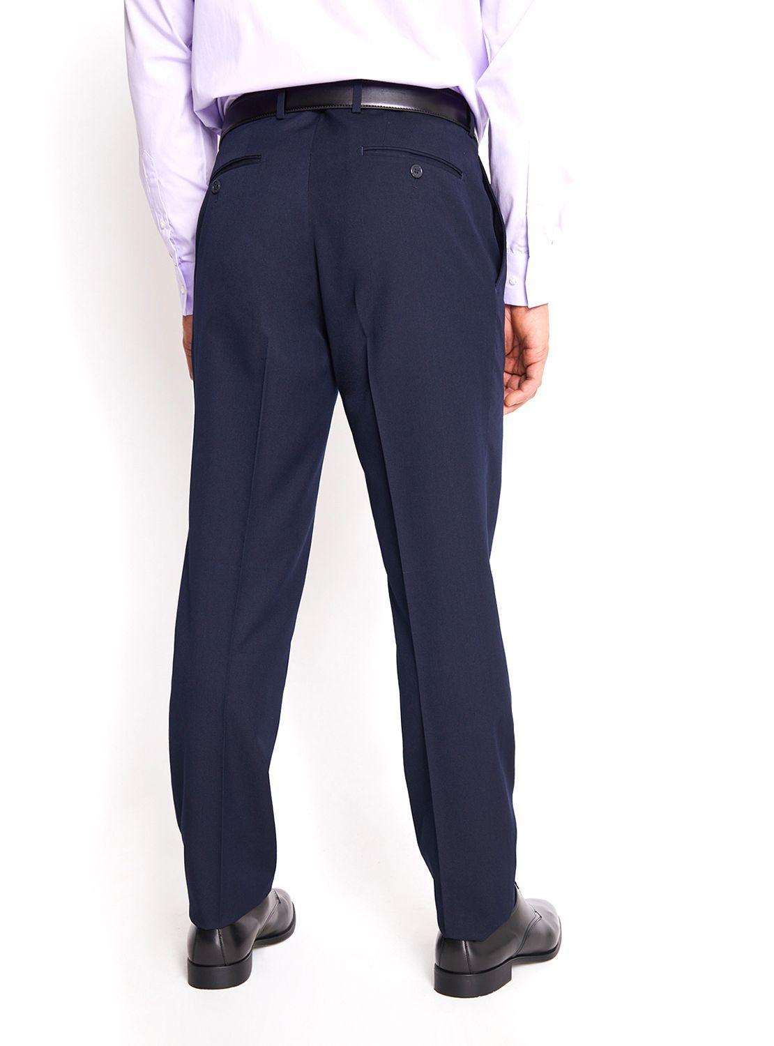 Traje Formal Mavianni Azul Navy Hombre Regular Fit Básico Twill-4