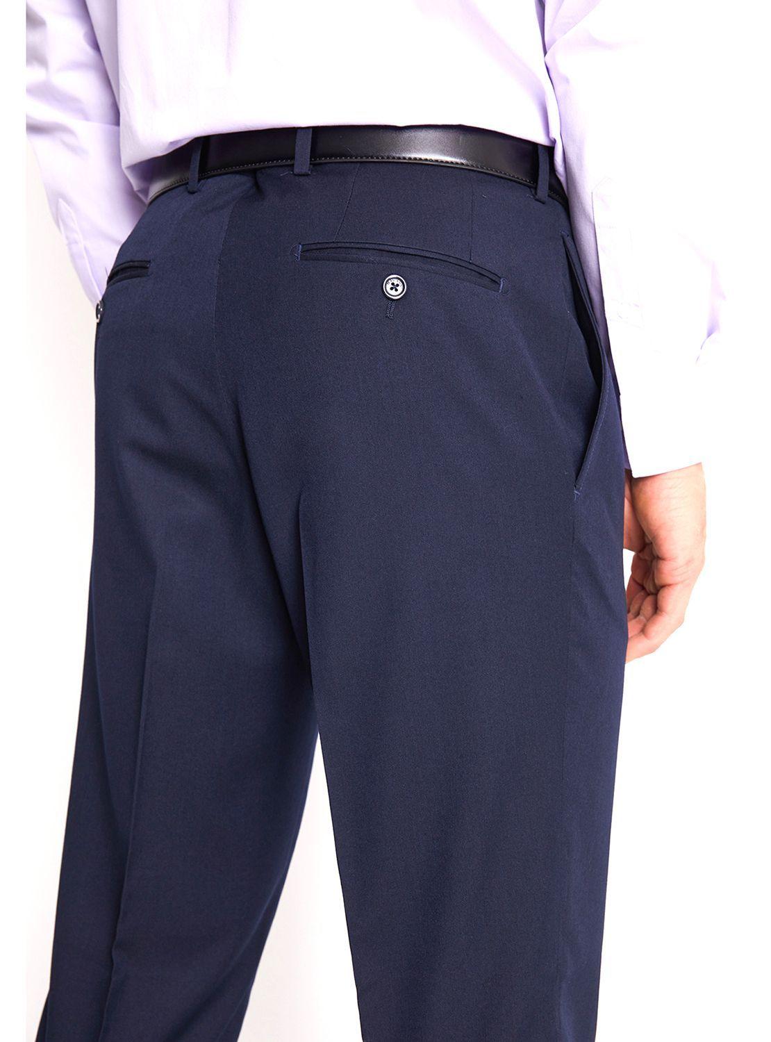 Traje Formal Mavianni Azul Navy Hombre Regular Fit Básico Twill-5