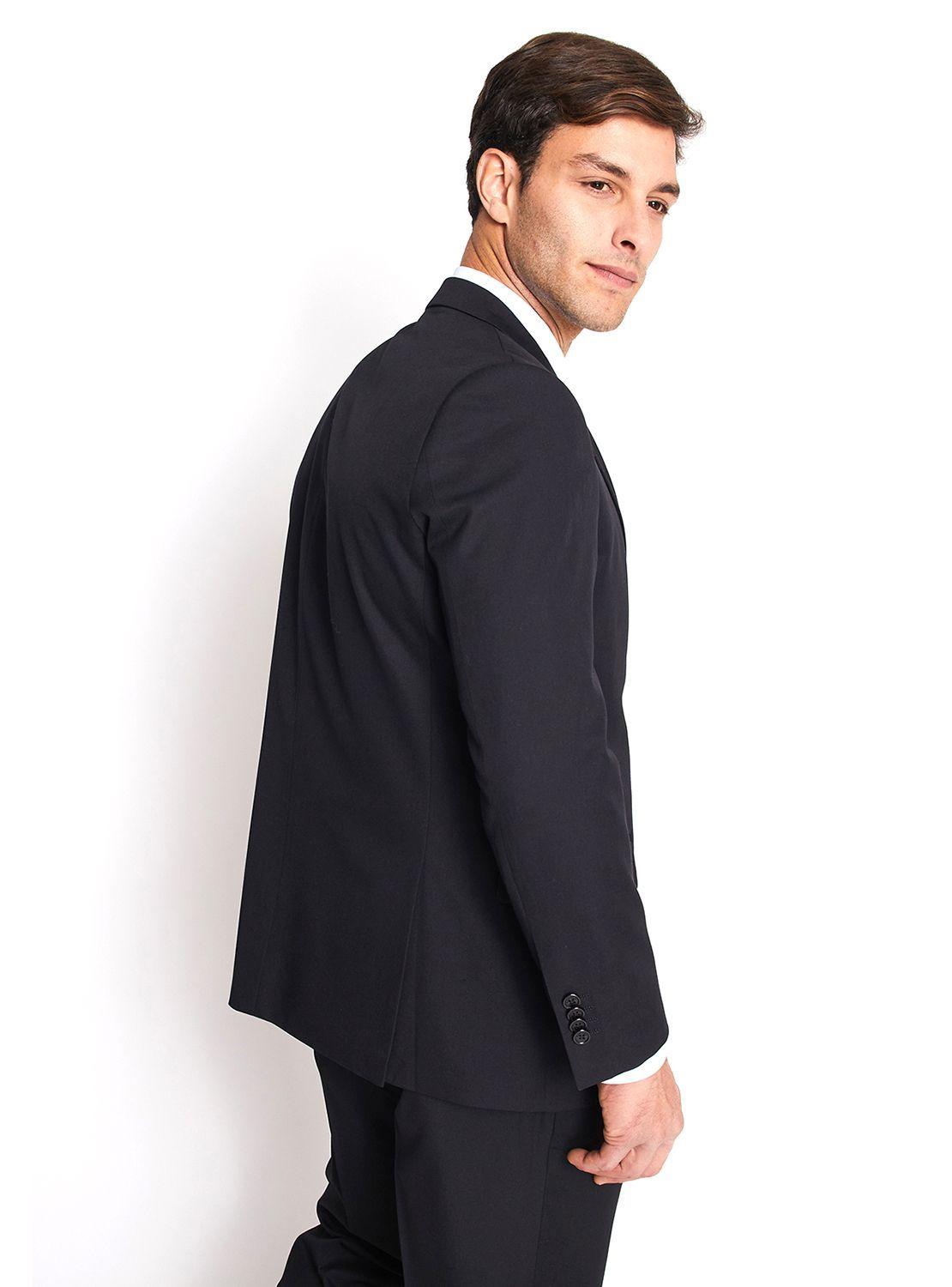 Traje Formal Mavianni Negro Hombre Regular Fit Básico Twill-2