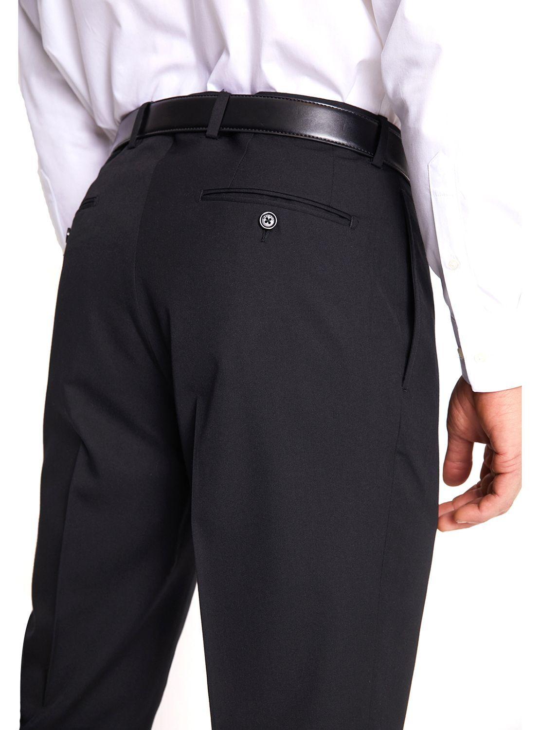 Traje Formal Mavianni Negro Hombre Regular Fit Básico Twill-5