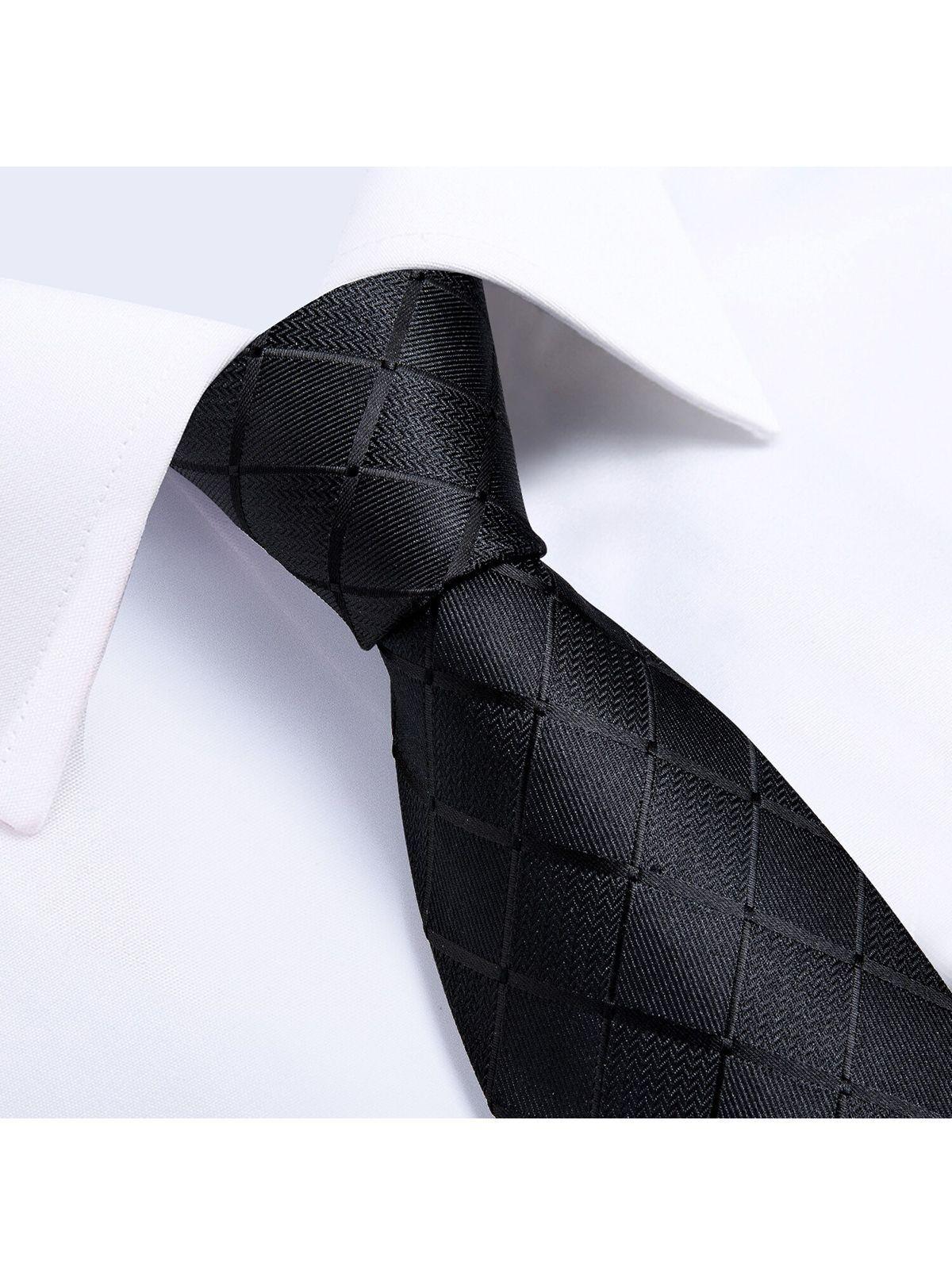 Corbata hombre + Paño + Collera formal hombre. Modelo Sangre Negra-2
