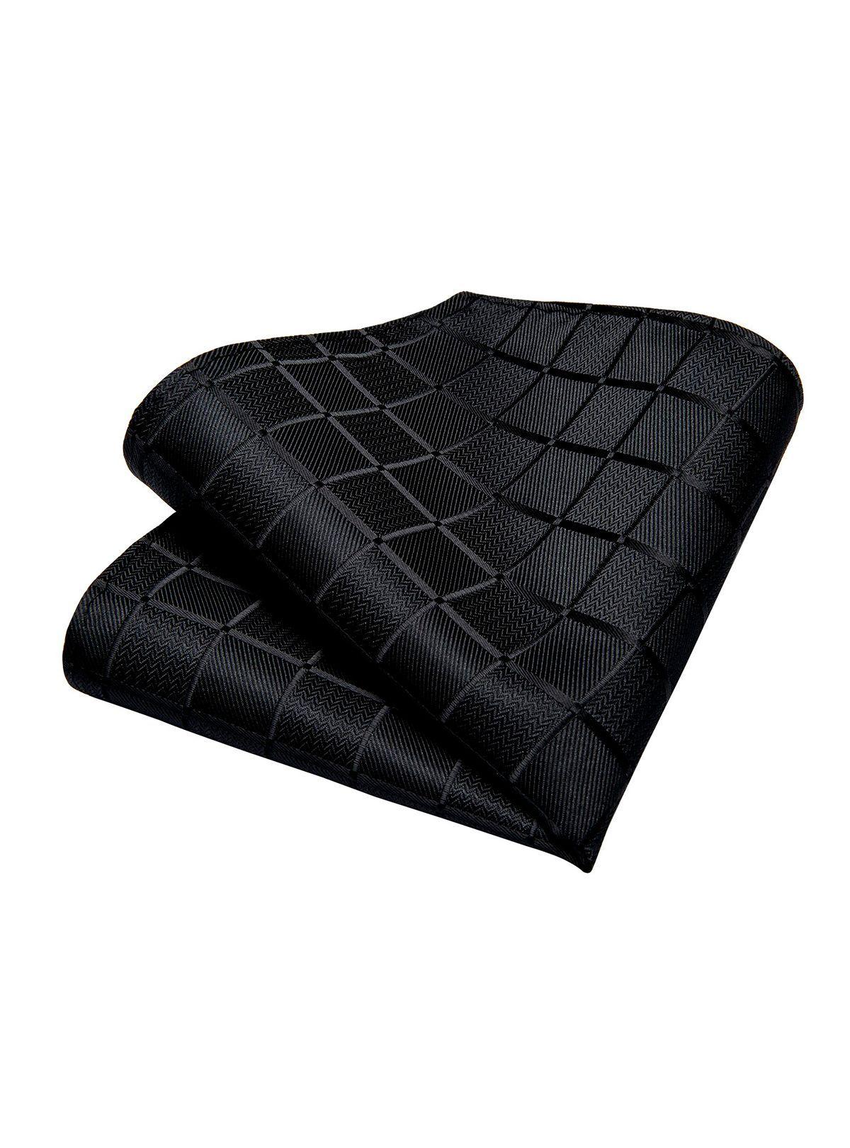 Corbata hombre + Paño + Collera formal hombre. Modelo Sangre Negra-3
